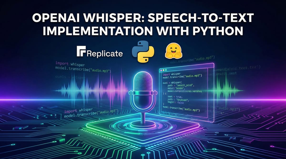 OpenAI Whisper Python: Complete Guide to Implementation via Replicate and Hugging Face